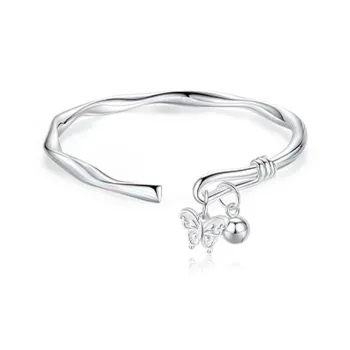 Hui Xuan Charm 999 Fine Silver Bangles Women's