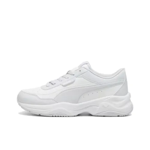 PUMA Anti Slip Wear Resistant Low Top Casual Shoes Women's White