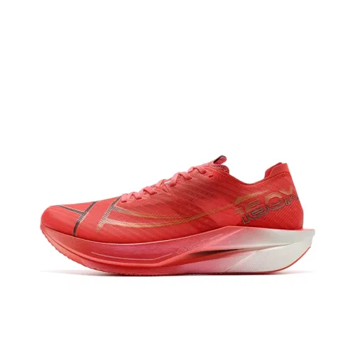 XTEP 160X 6.0 Rebound Support Wear Resistant Low Top Carbon Plate Marathon Running Shoes Men's China Red