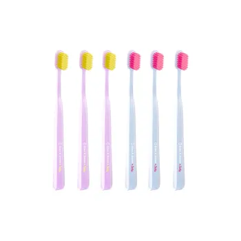 DORA A DREAM Dora's Dream Pudding Toothbrushes Sensitive Gum Protection Adults Hard And Soft Faux Fur