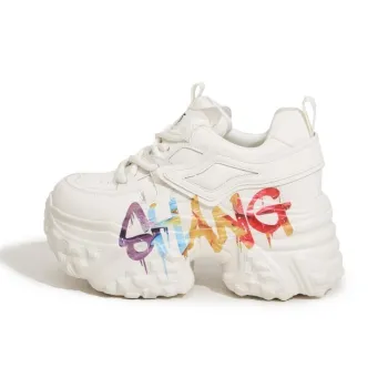 Milan Love Song Balance Lightweight Height Increasing Low Top Chunky Sneakers Women's