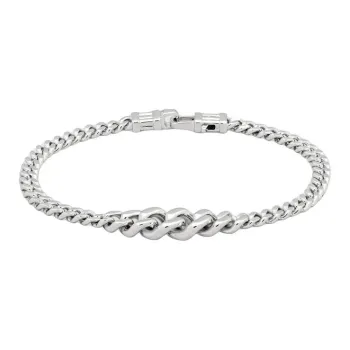 TOM WOOD Sterling Silver Dean Curb chain Bracelet