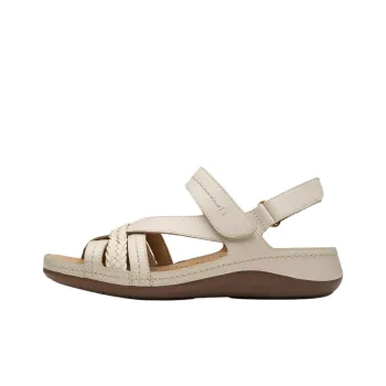Clarks Cecily Strap Strap Sandals 4cm Women's Beige