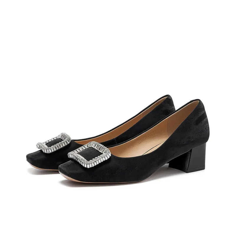 ELLE High Heels Women's Black/Ecru-8