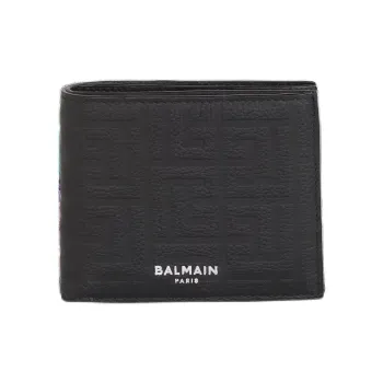 BALMAIN Logo Detailed Bi Fold Wallet