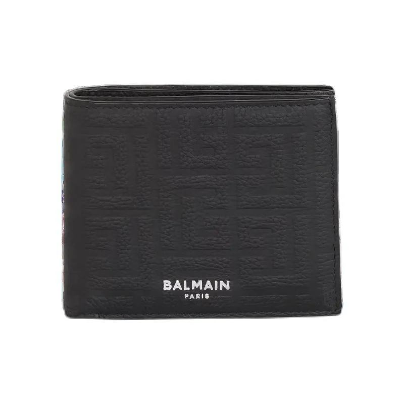 BALMAIN Logo Detailed Bi Fold Wallet-0
