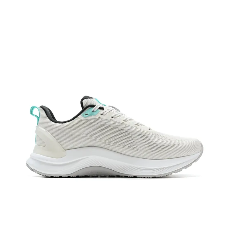 XTEP Stride ET Anti-Slip And Wear-Resistant Rebound Training Running Shoes Men's Gray Cyan-1