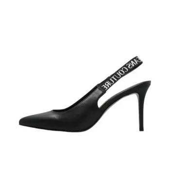VERSACE JEANS COUTURE Slim Heel High Heels 9.5cm Women's Black