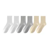 6-Pack Breathable Mesh (2 White+2 Light Gray+2 Khaki)