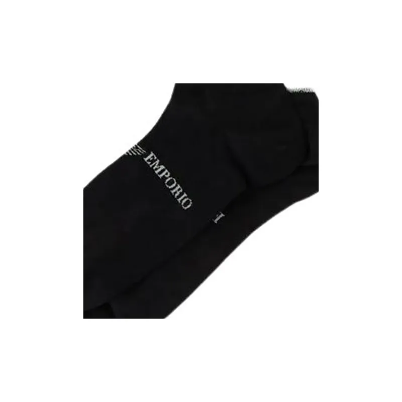 EMPORIO ARMANI 3 Pack Short Boat Socks-2
