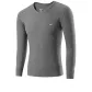 V-Neck Unlined Clothing (Dark Gray) 100% cotton Antibacterial/Suitable for Layering without Showing through