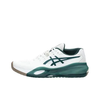 Asics Low Top Tennis Shoes Men's White Green
