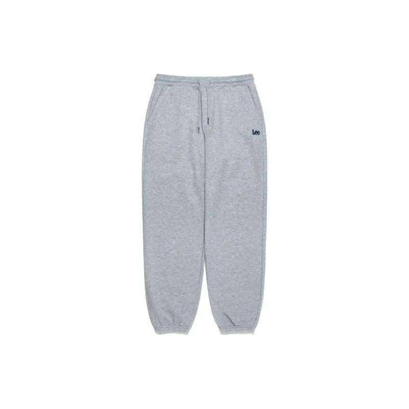 Lee Knitted Sweatpants Unisex Gray-0