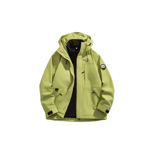 MIIOW Trend Party Series Jackets Coats Unisex Olive Green