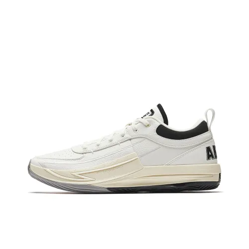 ANTA Fengmang 1 Basketball Shoes Men Low Top Black