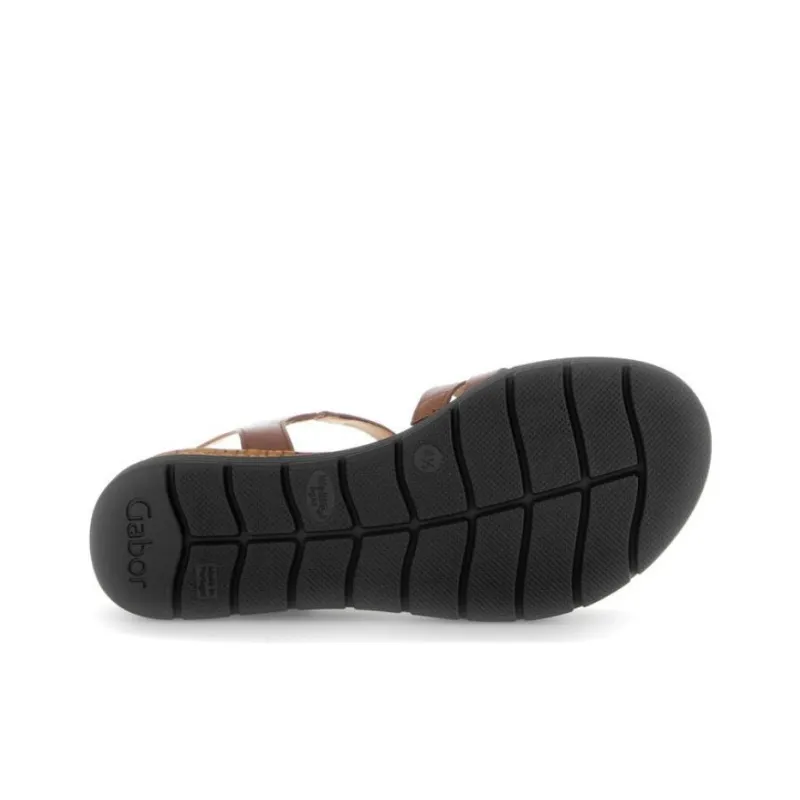 Gabor Comfort Roman Sandals 5cm Women's Brown-5