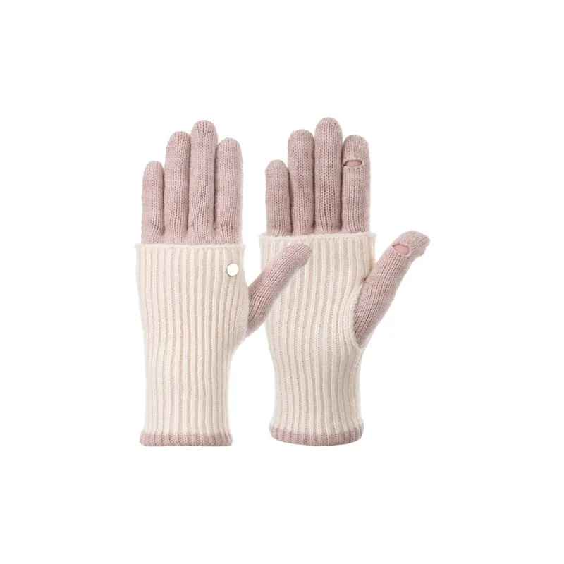 NANJIREN Knitted Fabric Knit Gloves Women's-1