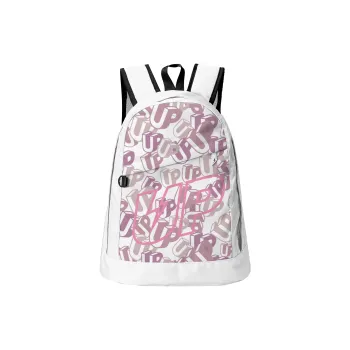 TURN UP Polyester Backpack Regular Unisex White