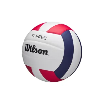 Wilson PU Size 5 Ball Volleyball Unisex Red White Blue Patchwork