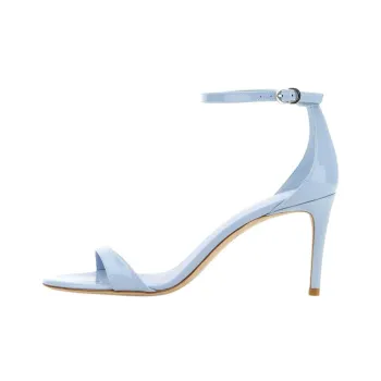 Stuart Weitzman/SW Nudist II Strap Sandals 7.5cm Women's Blue