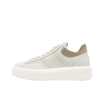 HOGAN Round Toe Lace Up Sneakers