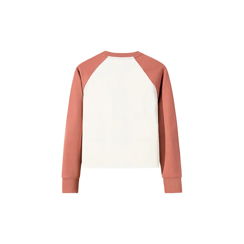 Anta Life Collection T Shirt Women's Warm Jade White/Peony Pink-1