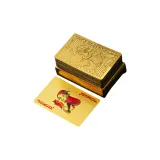 Golden Dragon Back Design Gold Poker Card