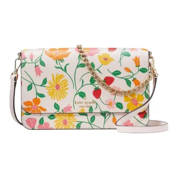 Kate Spade PVC Shoulder Bag, Crossbody Bag Women's Pink Multicolor
