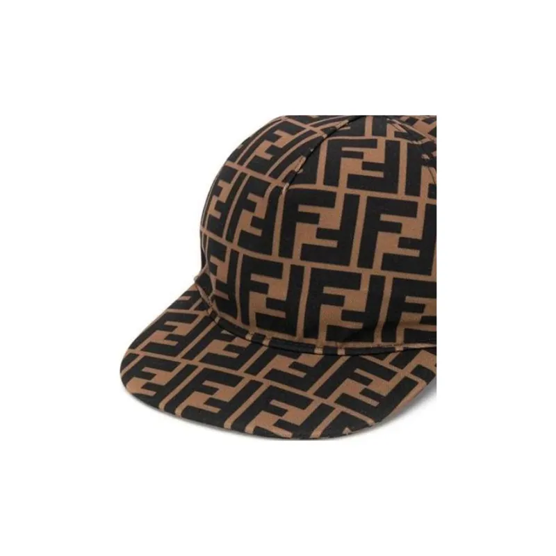 FENDI Ff Logo Print Cap-2