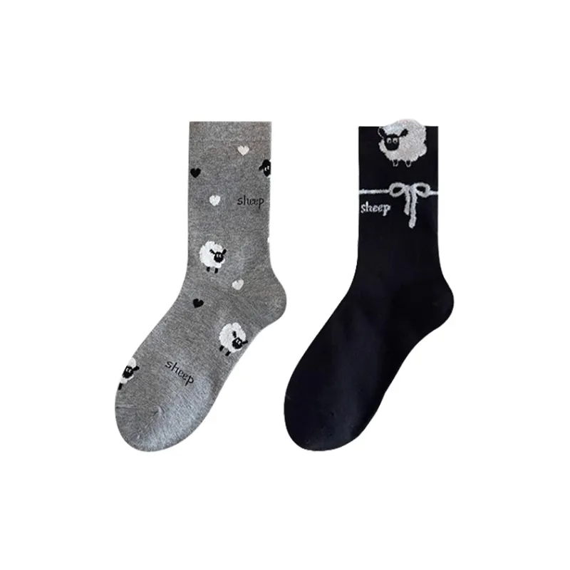 Mid Calf Socks Women's Combo Set-50