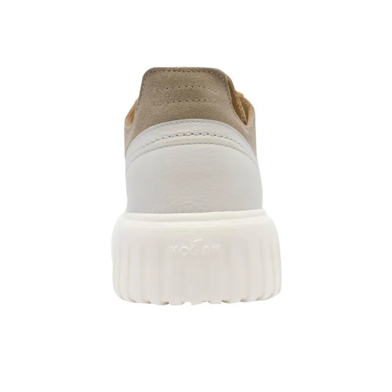 HOGAN Round Toe Lace Up Sneakers-4