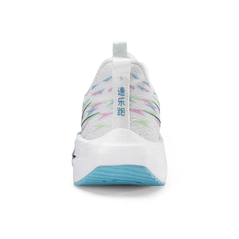 Speed Joy Run Cushioning Anti-Slip And Wear-Resistant Low-Top Carbon Plate Casual Running Shoes Men's White Blue-4