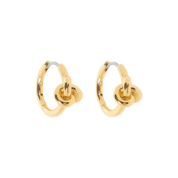 Kate Spade Double Knot Huggies Earrings