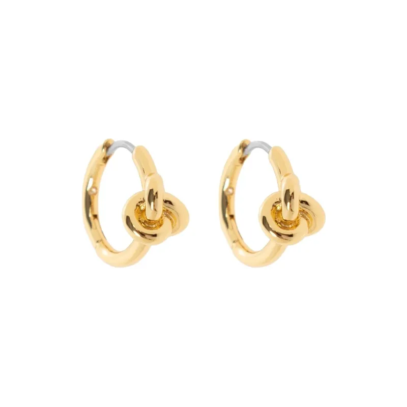 Kate Spade Double Knot Huggies Earrings-0