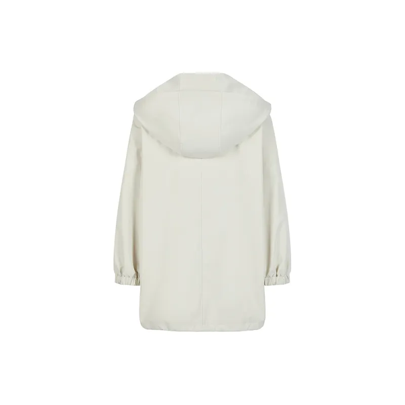 JZ. ANNAKRO Trench Coat Women's Ecru-1