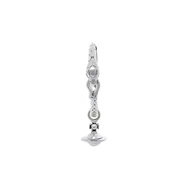 Vivienne Westwood Brass Earrings Unisex Single Vintage Silver-1