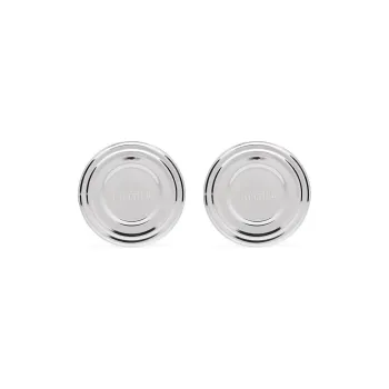 Jean Paul Gaultier Brass Earrings Women's Silver