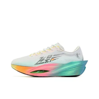 QIAODAN Phantom PB5.0 Running Shoes Men Low Top Jordan White/Mars Green