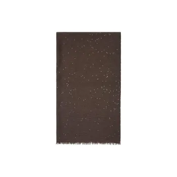 Brunello Cucinelli Sequin Embellished Frayed Scarf