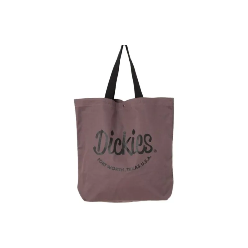 Dickies Cotton Patchwork Canvas Tote Bag Shopping Bag Handbag Unisex Charcoal-1