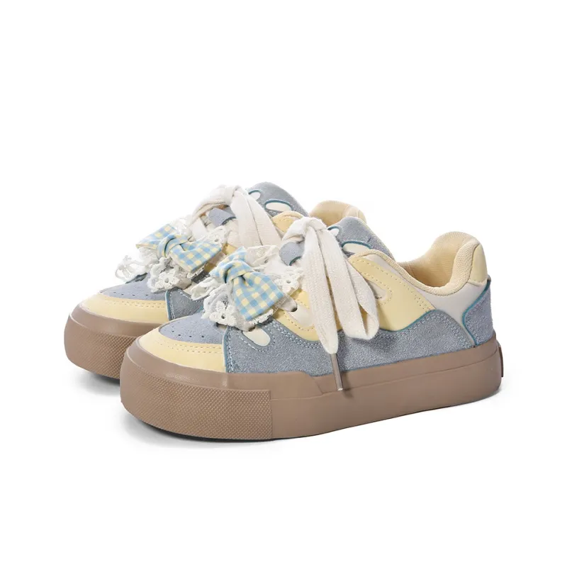 Lovely You Wear resistant And Lightweight Low Top Skateboard Shoes Women's-24