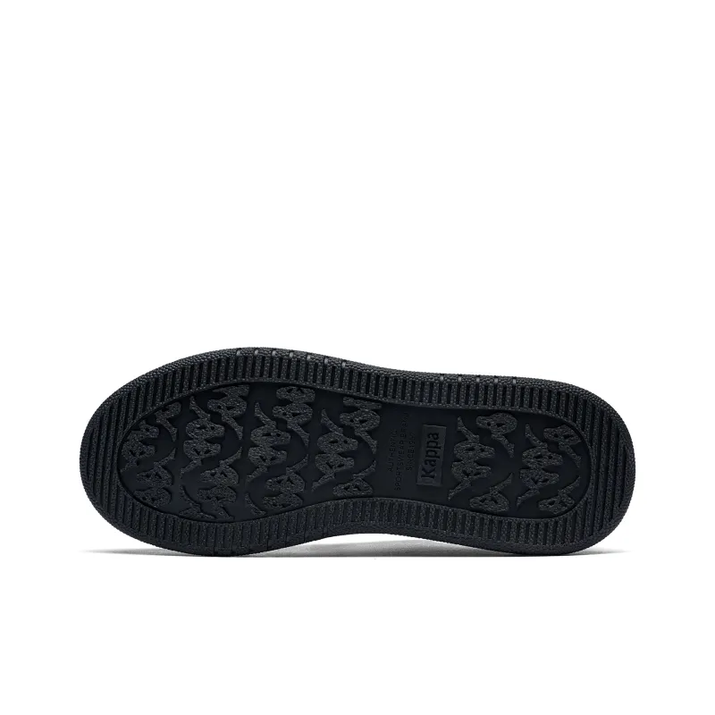 Kappa Back to Back Anti Slip Wear Resistant Low Top Skateboard Shoes Unisex Black-5