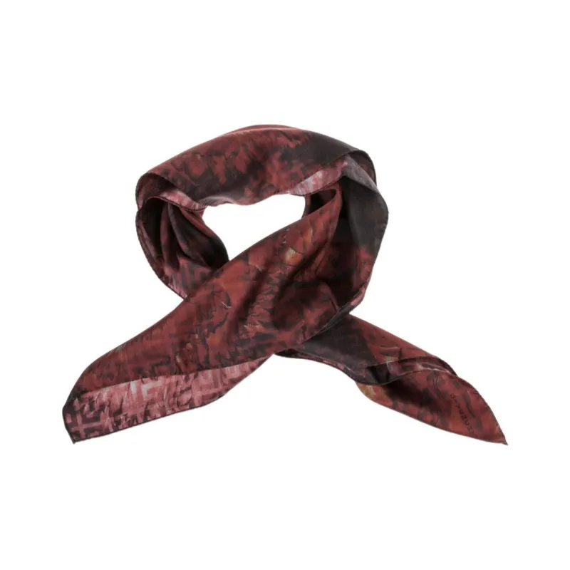 Givenchy Silk Scarves Women's Black-1