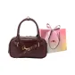 Burgundy-Shopping Bag