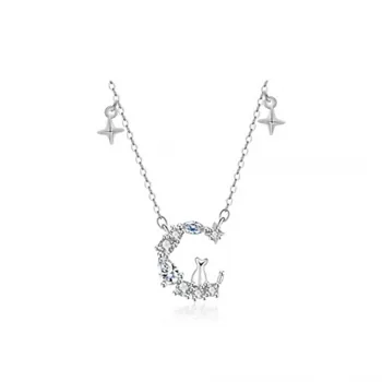 Chongqing Gold Store S999 Fine Silver Necklaces Women's