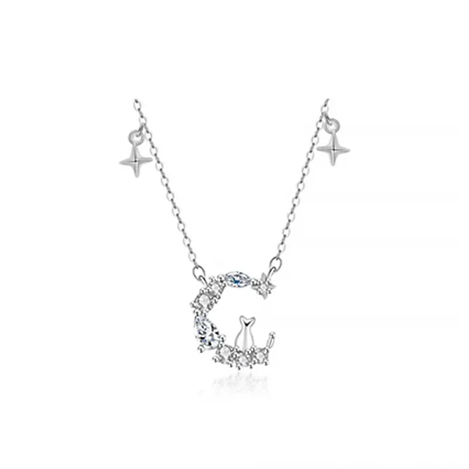 Chongqing Gold Store S999 Fine Silver Necklaces Women's-0