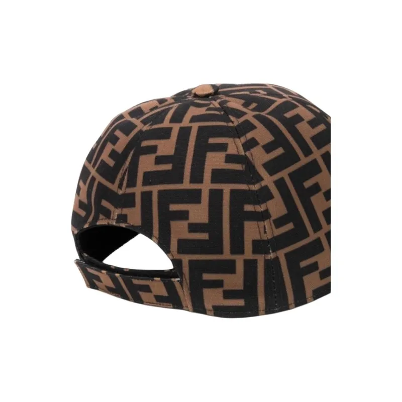 FENDI Ff Logo Print Cap-1