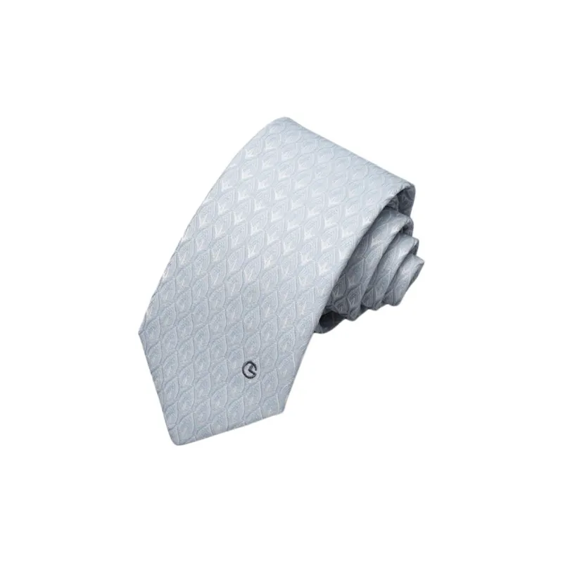 GOLDLION Polyester Ties Men's Light Gray-0