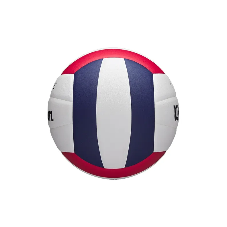 Wilson PU Size 5 Ball Volleyball Unisex Red White Blue Patchwork-1