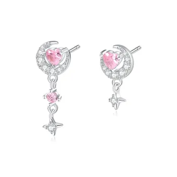 Zbird S 990 Silver Earrings Women's